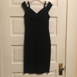 Simple Black Cocktail Dress